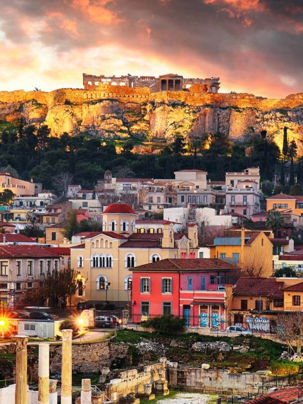 acropolis parthenon temple against sunset athens greece 144895145 Athens 0eb5a3bd